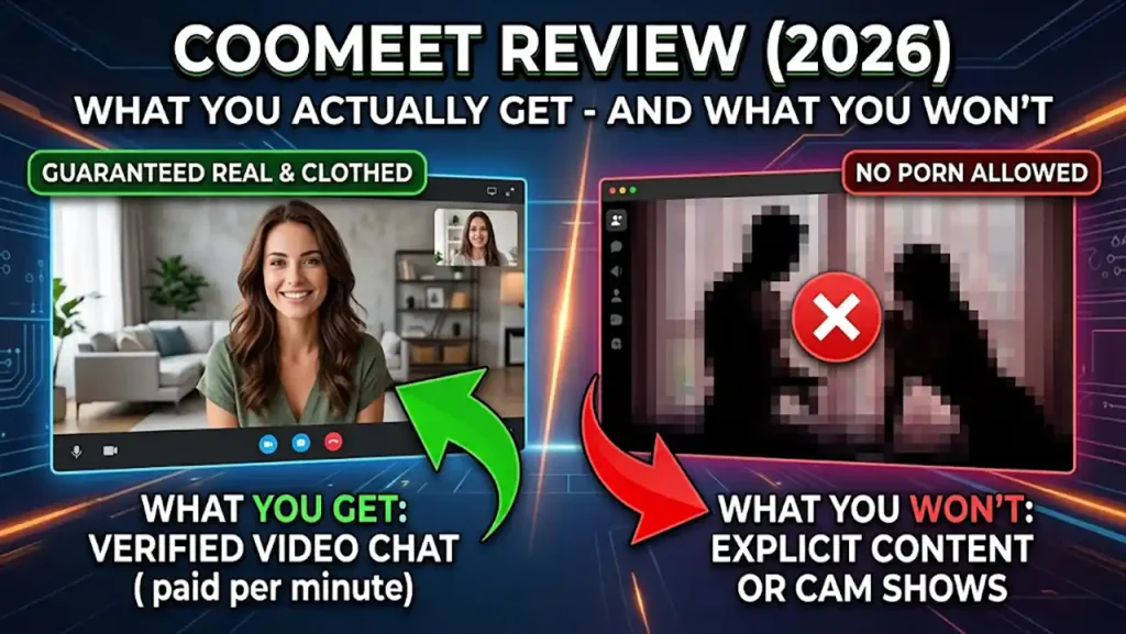 CooMeet video chat interface review